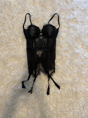 Victoria secret black lace - victoria's,