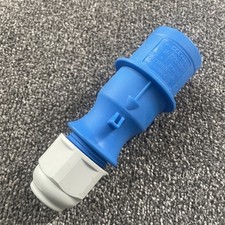 21001-TLS Ceenorm Plug , Free , 240V , 16A , 2P+E Blue Commando Plug