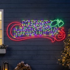 Merry christmas sign - merry,