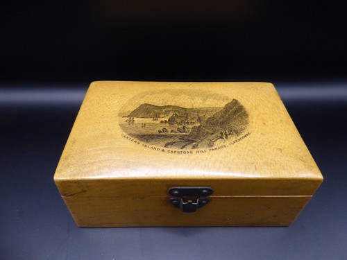 Mauchline ware souvenir box - souvenir,