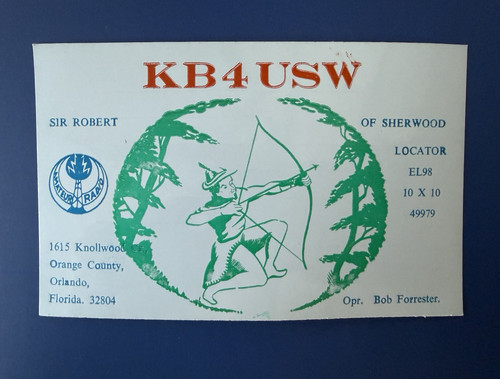 Kb4usw amateur ham radio qsl - kb4usw,