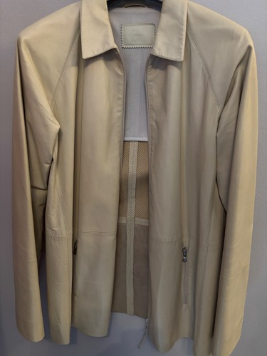 Prada milano beige leather - prada,