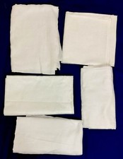 Job Lot 5 Vintage White Cotton