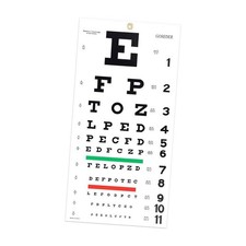 Eye Chart 22.05"x10.63"