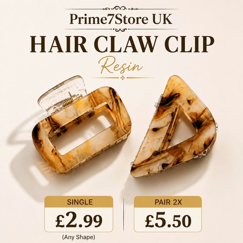 7cm hair claw clips - hair, triangle