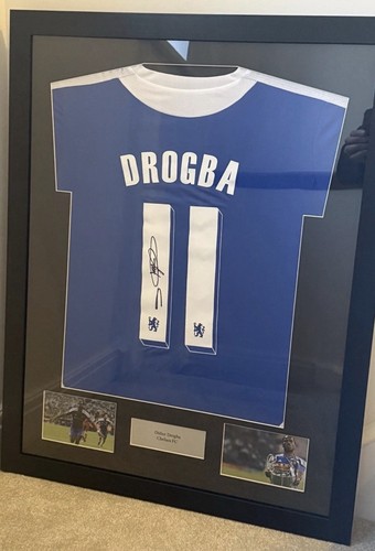 Framed chelsea didier drogba - framed,