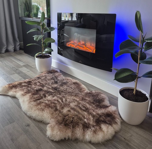 Genuine sheepskin rug soft - sheepskin,