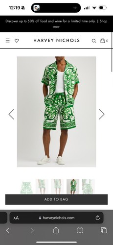 Dolce gabbana silk shorts - gabbana,