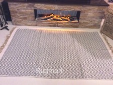 Medium Grey Chevron Handmade