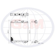 Radiator for ATLAS COPCO