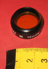 Ernst Leitz Canada ELCAN 19mm yellow filter new screw thread approx. 22mm