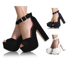 Womens Platform Chunky Heels