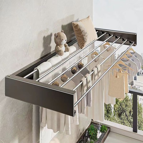 80cm laundry drying rack wall - rack,