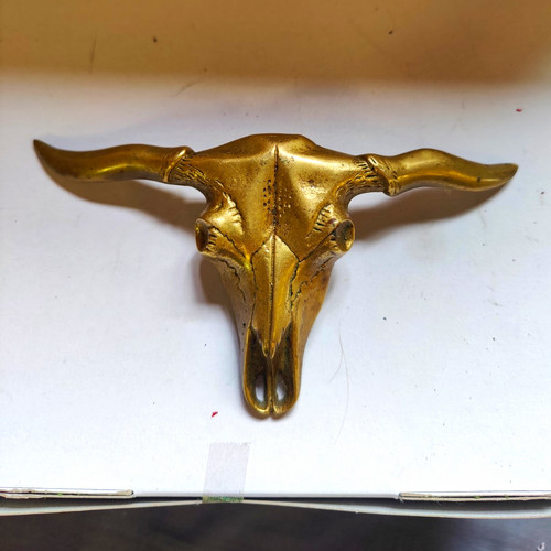 Men western bull skull - men’s,
