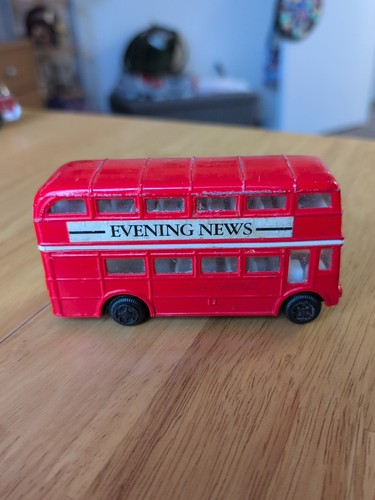 Red double decker london bus - red,