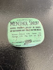 Vintage Boots Menthol Snuff