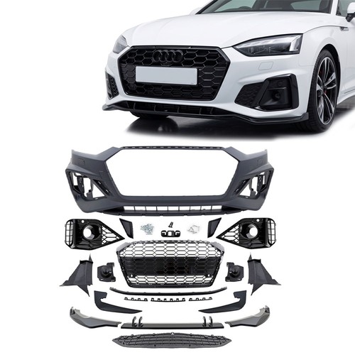 Front bumper with - front, grille