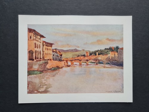 Antique 1905 print old - 1905,