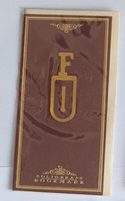 Solid BRASS Gold Metal BOOKMARK F Initials Names Surname Letter Alphabet Gift