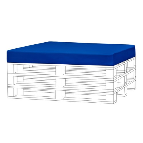 Blue outdoor garden pallet - blue,