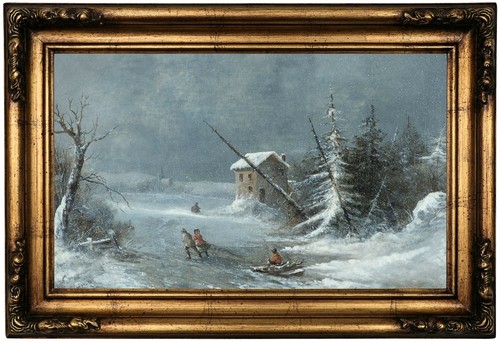 Krieghoff the blizzard 1860 - krieghoff,
