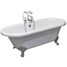 Traditional freestanding bath - traditional,