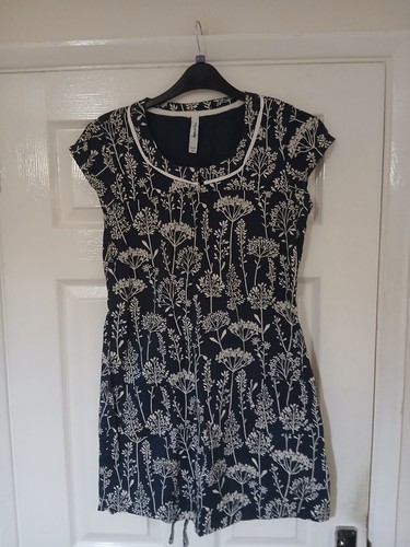Weird fish dress navy - navy, blue