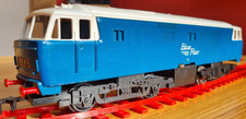 TRI-ANG O GAUGE RV 256 BIG BIG TRAIN HYMEK BLUE FLYER - VERY GOOD RUNNER  & VGC