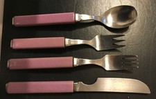 Denby Touchstone  purple Cutlery, 4 items  READ  DESCRIPTION)