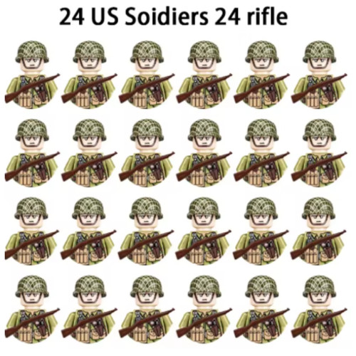 Custom lego army minifigure - lego,