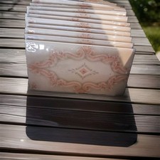 18 x 1970s PART Wall Tiles  CRAZED NOT WATERPROOF for Mosaic Crafts etc