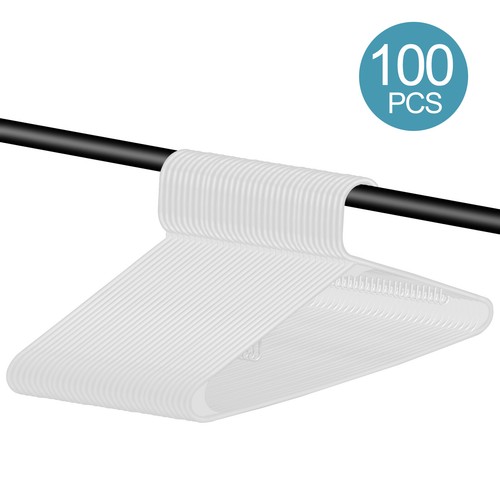 100 pack plastic hangers - 100,