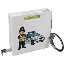 'Police Officer & Car' Keyring