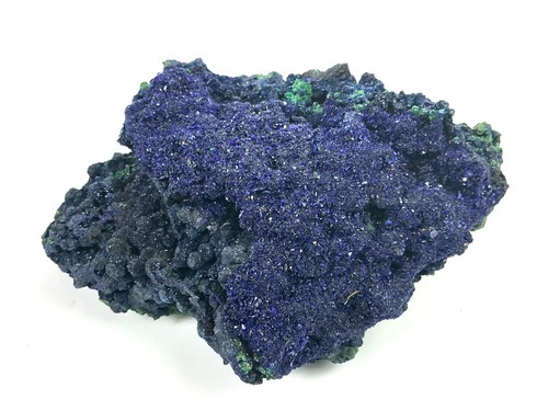 Azurite with malachite - with,
