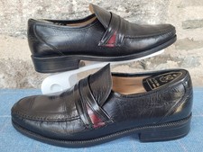 Clarks Black Leather Slip-On