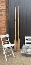 Pair Of Rustic Timber Oars 