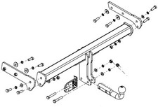 Swan Neck Tow Bar For Volvo