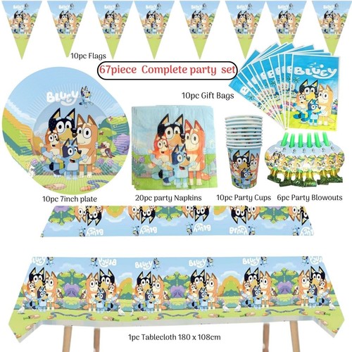 Bluey party tableware - , set