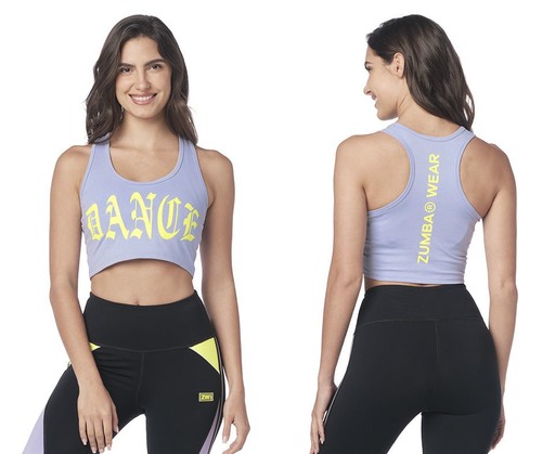 Zumba dance crop racerback - dance,