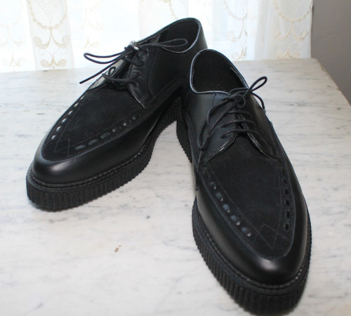 Asos black creepers mens 5 - black,