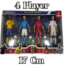 4x Football Player Figures Set