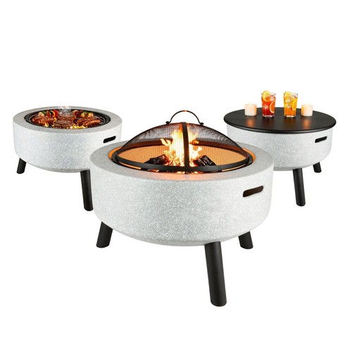 Mgo fire pit bbq outdoor - pit,
