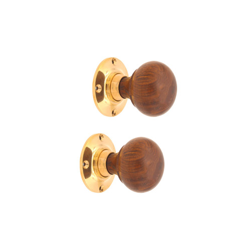 Wooden rosewood bun - rosewood,