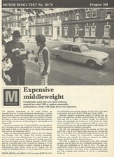 PEUGEOT 304 original 1970 UK