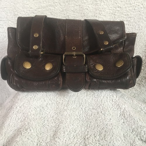Barbour leather brown tote - barbour,