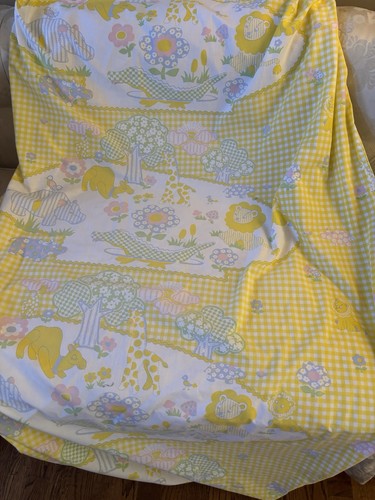 Vintage yellow gingham - gingham, safari