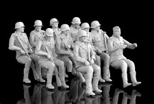 Ww2 German Soldiers Full Set  Soldiers 1/35th Resin Printed