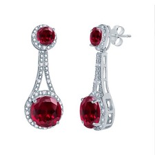 9 Ct Round Cut Lab Created