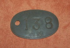 NCB HM brass colliery lamp