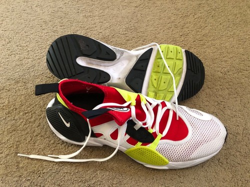 Nike huarache white black red - huarache,